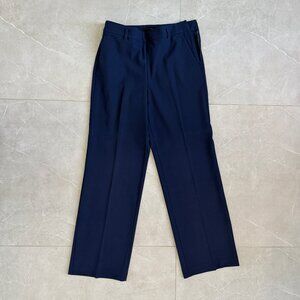 Ann Taylor The Side-Zip Straight Pant in Bi-Stretch, Size 10, Blue